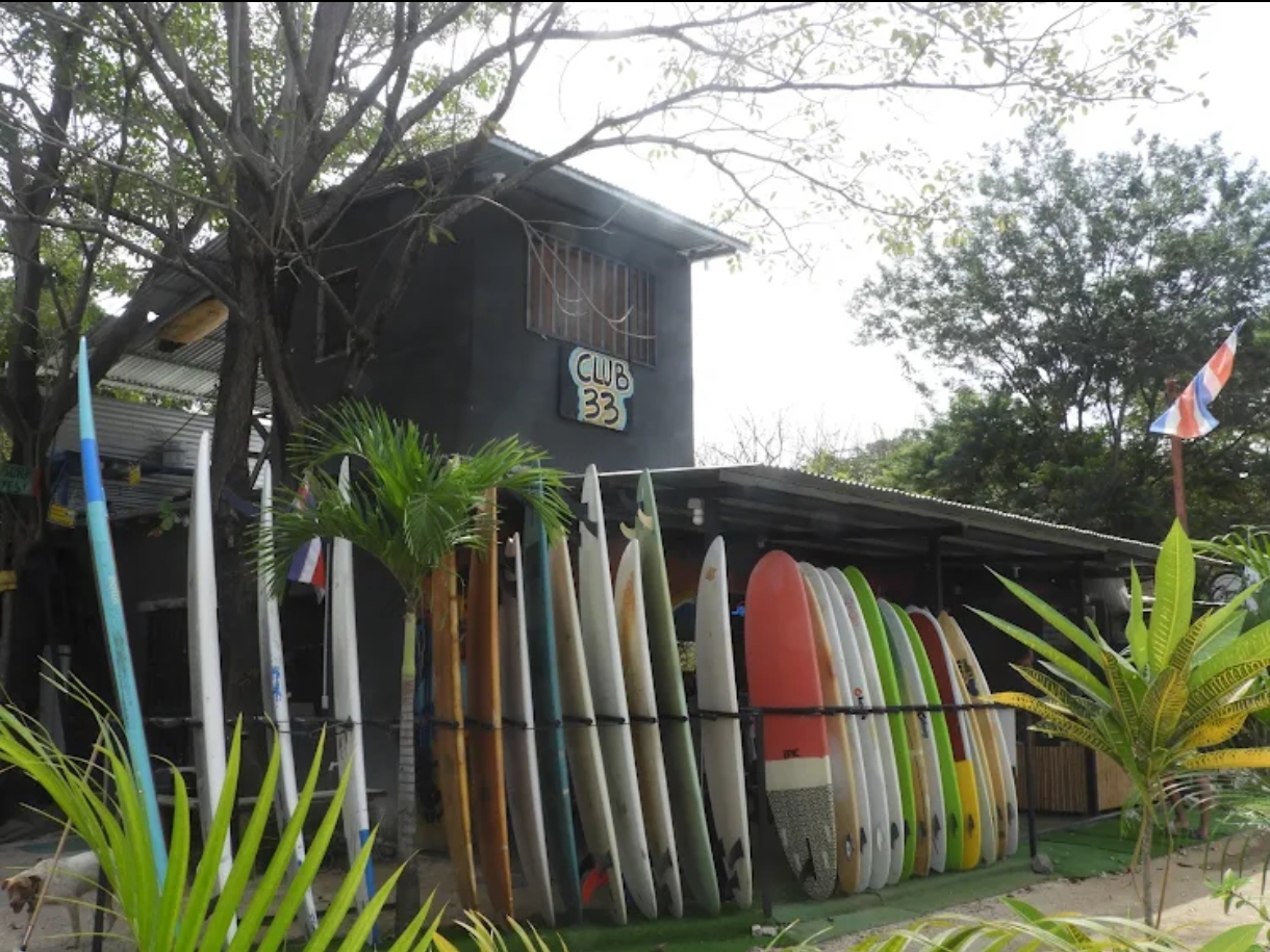Club 33 Surf Shop kitesurfing shop in costa rica