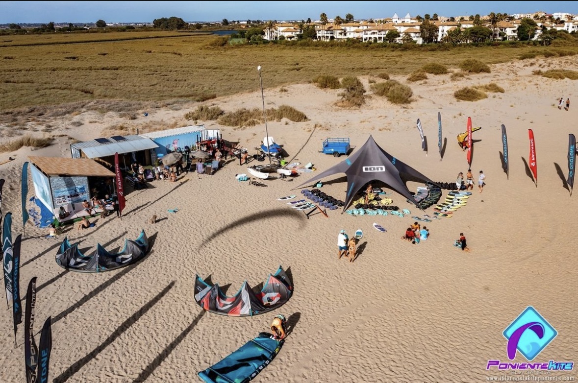 Poniente Kite Isla Canela kitesurfing school in spain