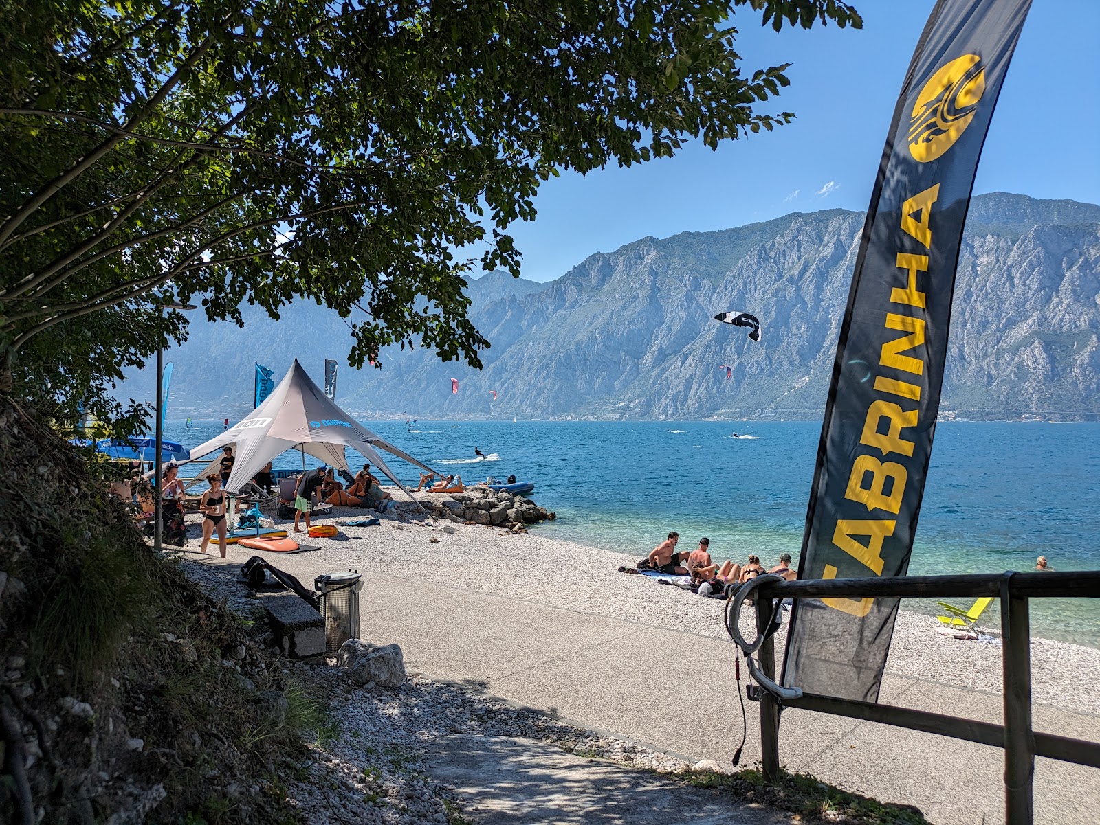 Wind Academy kitesurfing school in lake garda