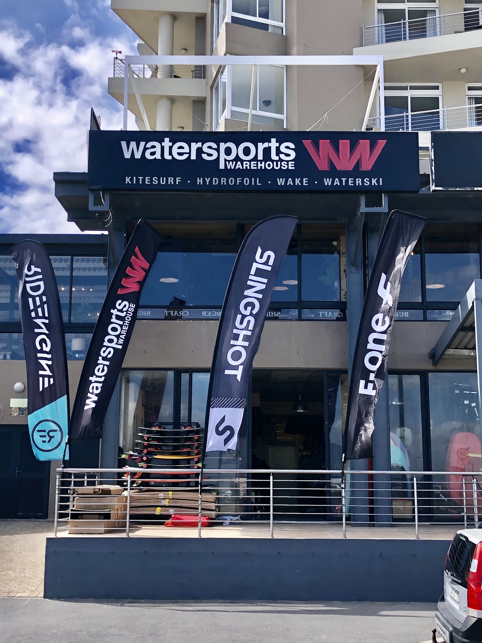 Watersports Warehouse kitesurfing shop in south africa