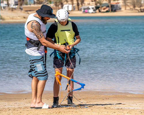 קייט סרפינג Kitesurf kitesurfing school in Gulf of Aqaba / Eilat — photo 3