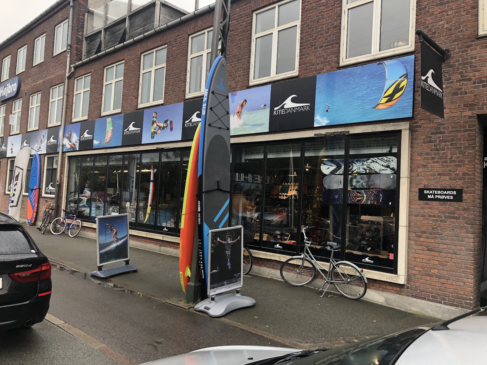 KiteDanmark kitesurfing shop in baltic sea